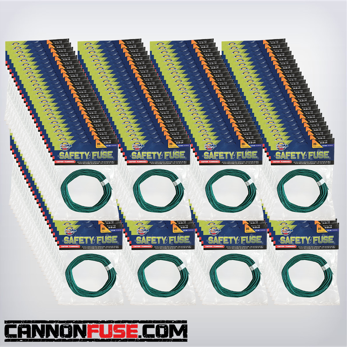 Case of 3MM (25-30 sec/ft) Safety Fuse
