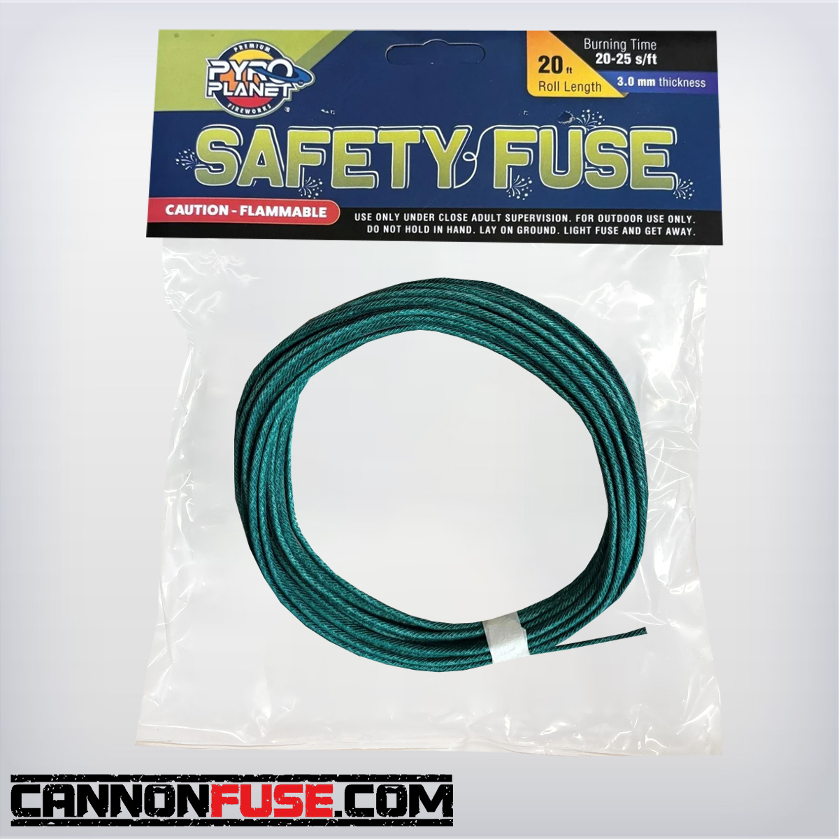 Case of 3MM (20-25 sec/ft) Safety Fuse