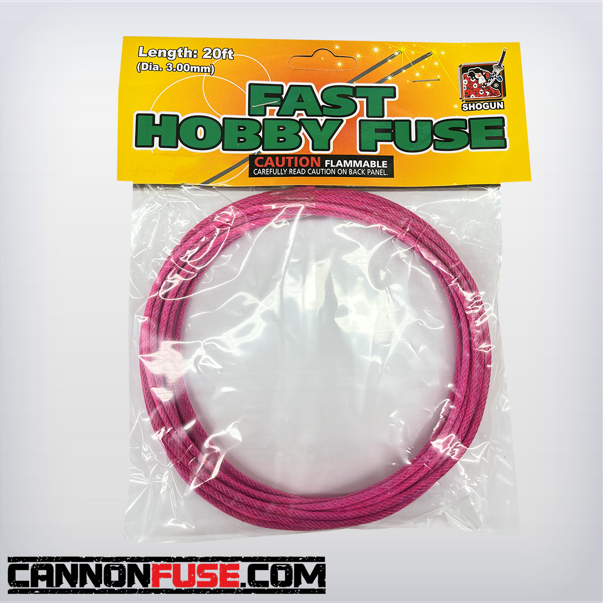 Fast Pink Hobby Fuse (1-2 sec/ft)