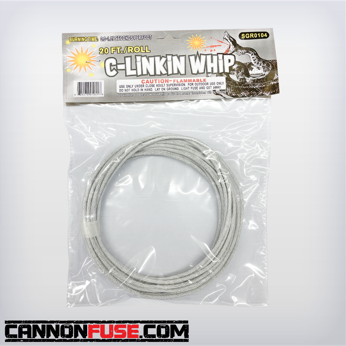 White Safety Fuse (0.3-1.25 sec/ft)