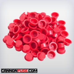 Red Plastic Plug (9/16")
