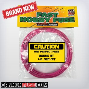 Fast Pink Hobby Fuse (1-2 sec/ft)