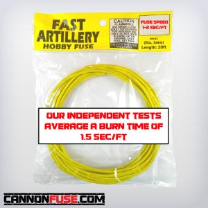 Fast Artillery Fuse (1-2 sec/ft)